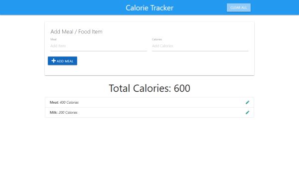 Calorie Tracker